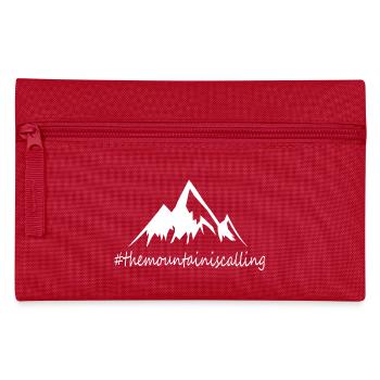 mountain is calling - Federtasche - Rot - Vorne