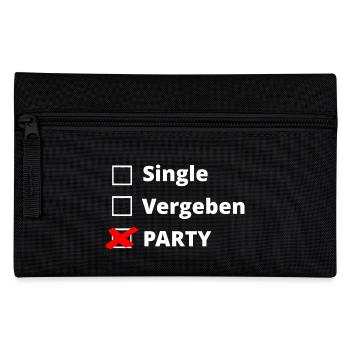 Party - Federtasche - Schwarz - Vorne