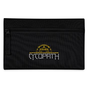 Cycopath Funny Biker Shirt Wortspiel - Federtasche - Schwarz - Vorne