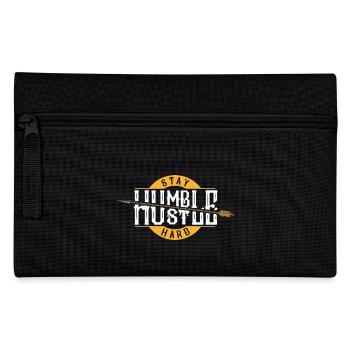 Stay Humble Hustle Hard - Motivational Statement Job - Pencil Case - black - Front