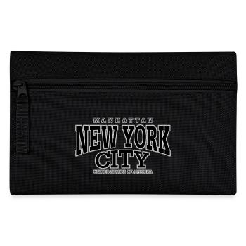 New York City Manhattan black - Pencil Case - black - Front