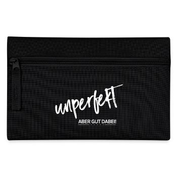 Unperfekt - aber gut dabei! - Federtasche - Schwarz - Vorne