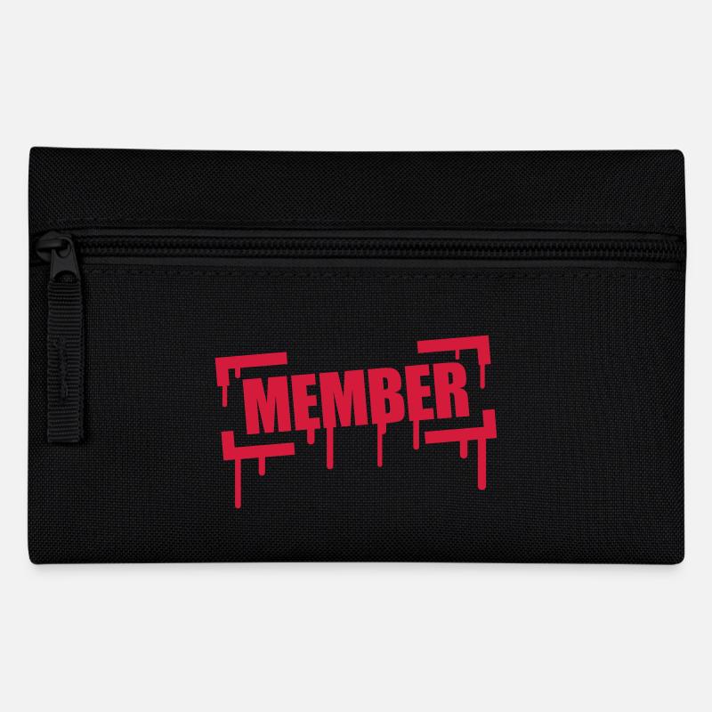 Member Stamp - Federtasche - Schwarz