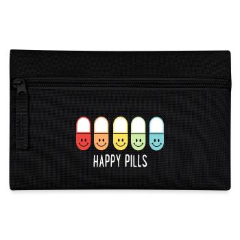Happy Pills - Federtasche - Schwarz - Vorne