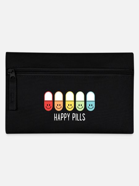 Happy Pills - Federtasche - Schwarz