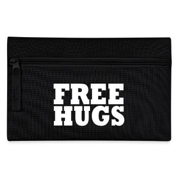 Free Hugs - Federtasche - Schwarz - Vorne