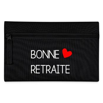 RETRAITE. BONNE RETRAITE. JOYEUSE RETRAITE - Trousse - noir - Devant