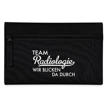 Team Radiologie - Federtasche - Schwarz - Vorne