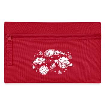Planètes et extraterrestres, drôle de geek de la science du système solaire - Trousse - rouge - Devant