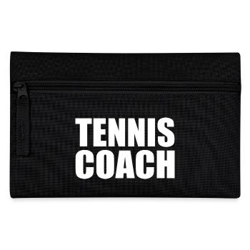Tennis coach - Pencil Case - black - Front