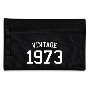 Millésime 1973 - 50 ans, cadeau 50e anniversaire - Trousse - noir - Devant