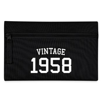Millésime 1958 - 64 ans, 64ème cadeau d’anniversaire - Trousse - noir - Devant