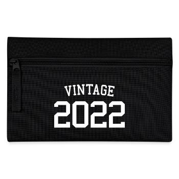 Jahrgang 2022 - 1 Jahr, Kinder zum 1. Geburtstag - Federtasche - Schwarz - Vorne