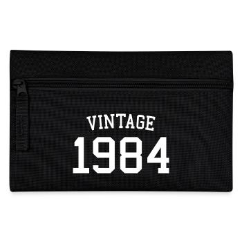 Vintage 1984 40e anniversaire hommes femmes 40 ans - Trousse - noir - Devant