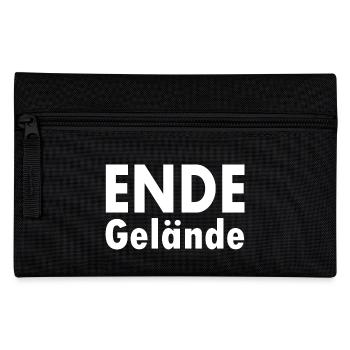 Ende gelände - Federtasche - Schwarz - Vorne