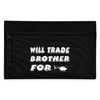 Helicopter - Pencil Case - black - Front
