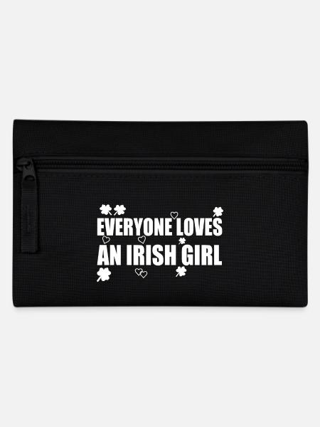 Everyone loves an irish girl - Federtasche - Schwarz