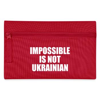 impossible is not ukrainian - ukraine - Trousse - rouge - Devant