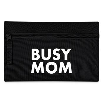 Busy mom - Pencil Case - black - Front
