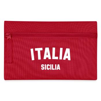 SICILIA Sicile Italie Italie - Trousse - rouge - Devant