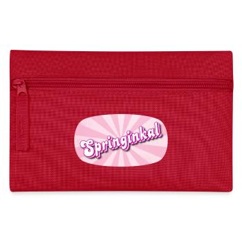 Springinkal - lebhaftes Mädchen, Kosename - Federtasche - Rot - Vorne