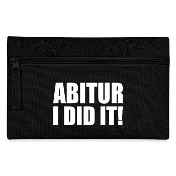 Abitur i did it - Federtasche - Schwarz - Vorne