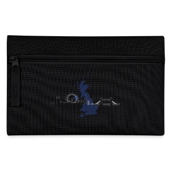 UK Landmarks Silhouette Nightscape - Pencil Case - black - Front