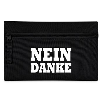 Nein danke - Federtasche - Schwarz - Vorne