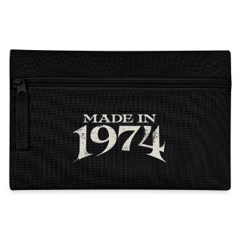 Jahrgang 1974 geboren Vintage Geburtstag Geschenk - Federtasche - Schwarz - Vorne