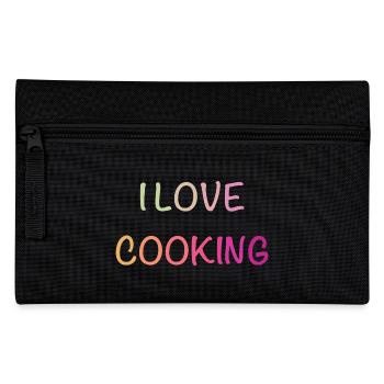 Pastel Love Cooking Shirt - Pencil Case - black - Front