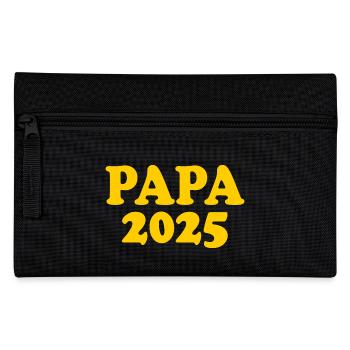 Papa 2025 - Federtasche - Schwarz - Vorne