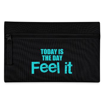 Today is the day feel it, vivez le moment présent - Trousse - noir - Devant