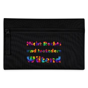 Wütend - Federtasche - Schwarz - Vorne