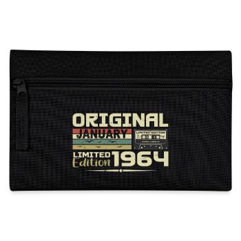 January 1964 | January 1964 Birthday Gift - Pencil Case - black - Front