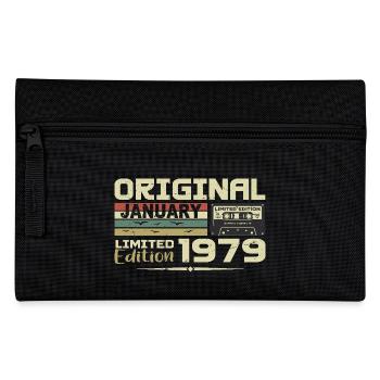 Januar 1979 | Januar 1979 Geburtstagsgeschenk - Federtasche - Schwarz - Vorne