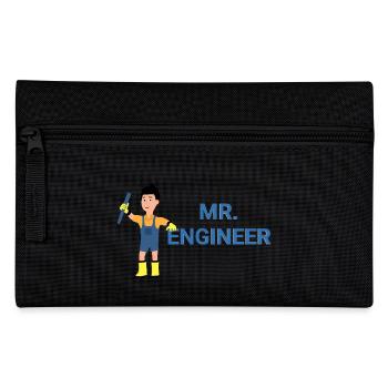 Herr Ingenieur - Federtasche - Schwarz - Vorne