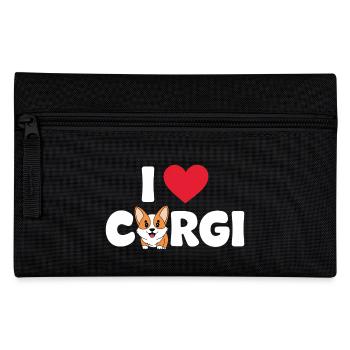 corgi - Pencil Case - black - Front
