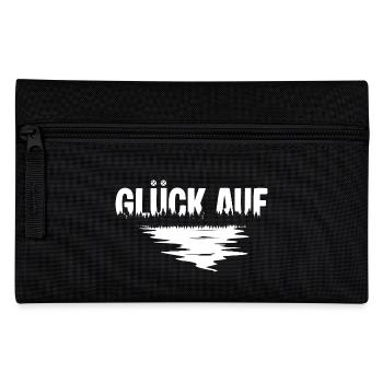 Erzgebirge Gruss Glueck auf - Federtasche - Schwarz - Vorne