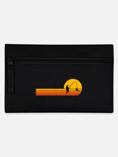 Pêcheur à la ligne Pêche au lever du soleil - Trousse - noir