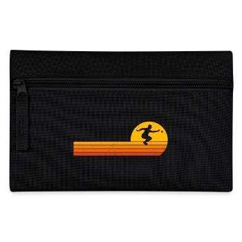 Petanque Boule Sunrise Boccia Player - Pencil Case - black - Front