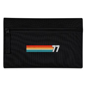 Retro 1977 t-shirt 77 vintage 1977 - Pencil Case - black - Front