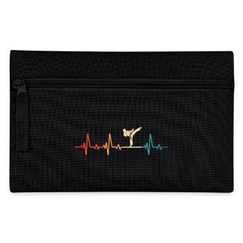 Karate Herzschlag - Federtasche - Schwarz - Vorne