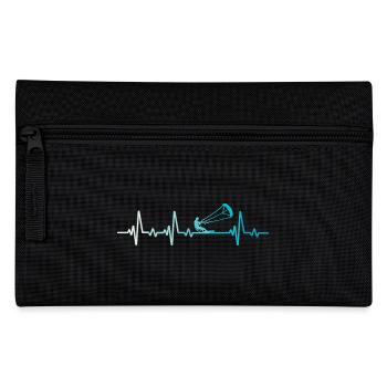Kitesurf Retro Heartbeat Kitesurfer - Trousse - noir - Devant