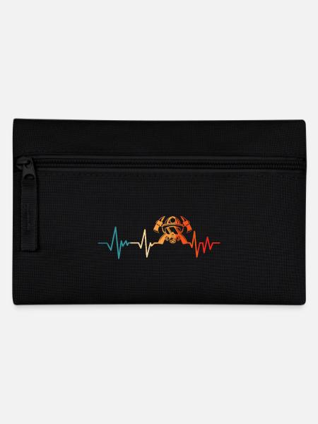 Pompier battement de cœur pompier pompier - Trousse - noir