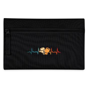 Boxing heartbeat gift for boxers - Pencil Case - black - Front