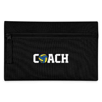 Coach volleyball T-shirt Volleyball Trainer - Pencil Case - black - Front