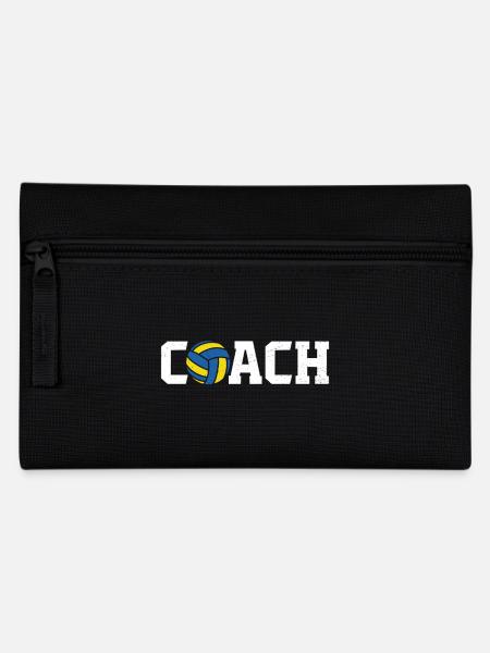 Coach volleyball T-shirt Volleyball Trainer - Federtasche - Schwarz