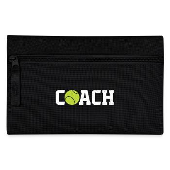 Tennis Trainer Tennis Coach Tennis Ball Tennis - Pencil Case - black - Front