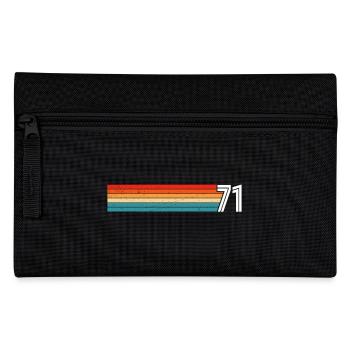 Retro 1971 t-shirt 71 vintage 1971 - Pencil Case - black - Front