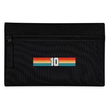 Geburtstag 10 Geschenke Shirt 10 Jahre Jungen - Federtasche - Schwarz - Vorne